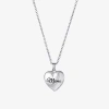 Silver Reflections Mama Womens Pure Silver Over Brass 18 Inch Locket Necklace In Silver