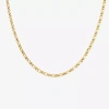 Silver Reflections Womens 14k Gold Over Brass 18 Inch Box Chain Necklace In Gold