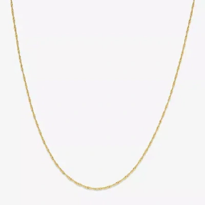 Silver Reflections Womens 18 Inch Chain Necklace In Transparent
