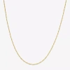 Silver Reflections Womens 24 Inch Chain Necklace In Transparent