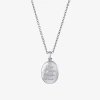 Silver Reflections Womens Pure Silver Over Brass 18 Inch Locket Necklace In Silver