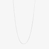 Silver Reflections Womens Pure Silver Over Brass 20 Inch Rope Chain Necklace In Metallic