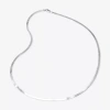 Silver Treasures Made In Italy Sterling Silver 16-30" Herringbone Chain Necklace In Silver