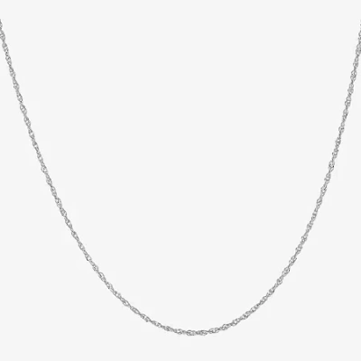 Silver Treasures Made In Italy Sterling Silver 18-24 Inch Singapore Chain Necklace In Transparent