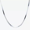 Silver Treasures Made In Italy Sterling Silver 18-24" Snake Chain Necklace In Gray