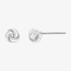 Silver Treasures Sterling Silver 7.1mm Stud Earrings In Silver