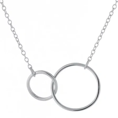 Silver Treasures Sterling Silver Pendant Necklace In Brown