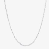 Silver Treasures Womens Sterling Silver 16 Inch Chain Necklace In Silver
