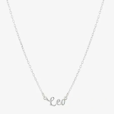 Silver Treasures Zodiac Womens Sterling Silver 16 Inch Pendant Necklace In Metallic