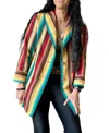 Silverado Samantha Stripe Jacket In Multi In Multi