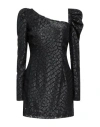 Silvia Astore Woman Blouse Black Size 4 Polyester In Black
