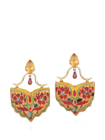 Silvia Furmanovich Diamond Earrings In Yellow