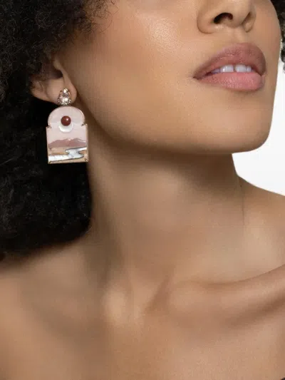 Silvia Furmanovich Morganite And Pink Opal Earrings