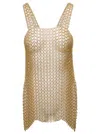 Silvia Gnecchi The T Dress Customized In Golden