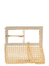 Silvia Gnecchi Golden Downtown Clutch In Grey