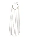 Silvia Gnecchi Metallic-colored Necklace With All-over Applied Glass Crystals And Adjustable Clasp In Gold
