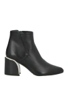 Silvia Rossini Woman Ankle Boots Black Size 5 Leather