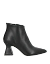 Silvia Rossini Woman Ankle Boots Black Size 6 Leather