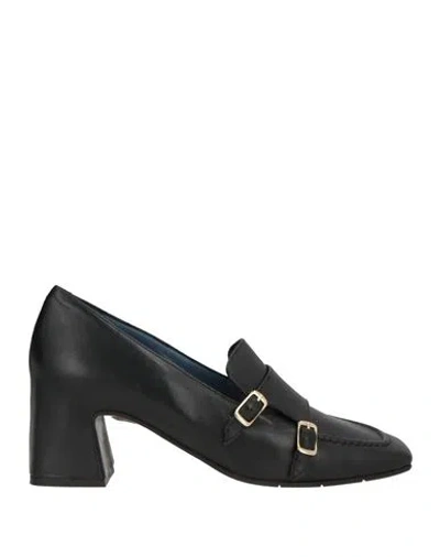 Silvia Rossini Woman Loafers Black Size 10 Leather