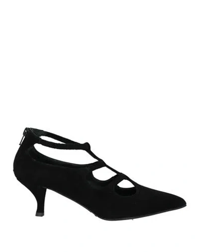 Silvia Rossini Woman Pumps Black Size 6 Leather