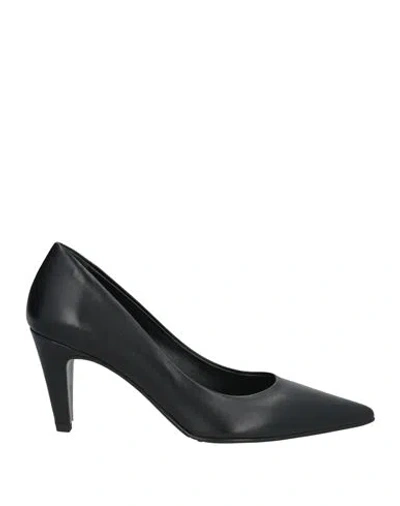 Silvia Rossini Woman Pumps Black Size 7 Leather