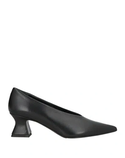 Silvia Rossini Woman Pumps Black Size 8 Leather