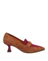 Silvia Rossini Woman Pumps Camel Size 7 Leather