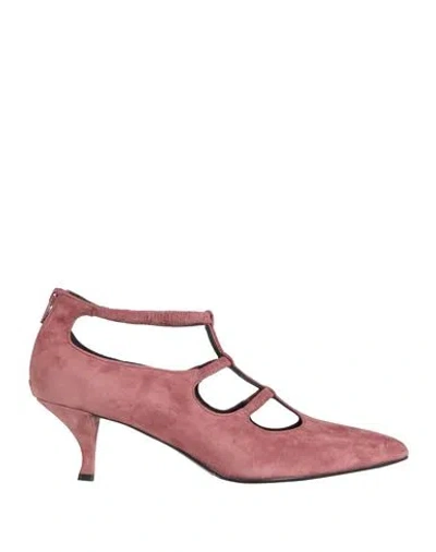 Silvia Rossini Woman Pumps Pastel Pink Size 8 Leather