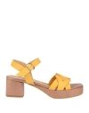 Silvia Rossini Woman Sandals Mandarin Size 10 Leather