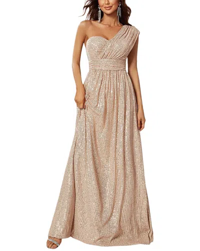 Silvia Rufino Embellished Maxi Dress In White