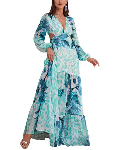 Silvia Rufino Maxi Dress In Multi