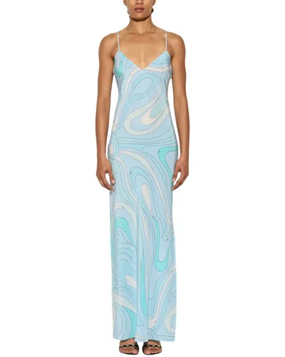 Silvia Rufino Maxi Dress In Blue