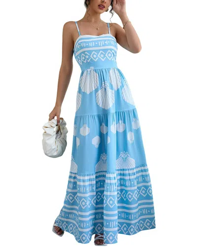 Silvia Rufino Maxi Dress In Blue