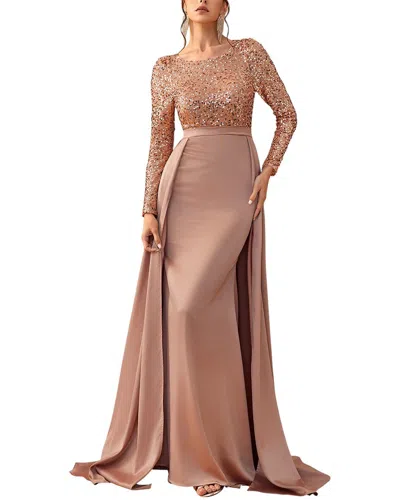 Silvia Rufino Maxi Dress In Brown