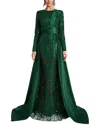Silvia Rufino Maxi Dress In Green