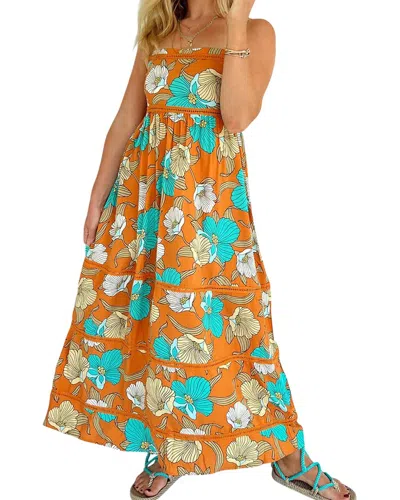 Silvia Rufino Maxi Dress In Multi