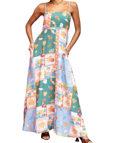 Silvia Rufino Maxi Dress In Multi