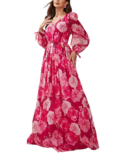 Silvia Rufino Maxi Dress In Pink