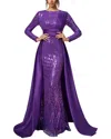Silvia Rufino Maxi Dress In Purple
