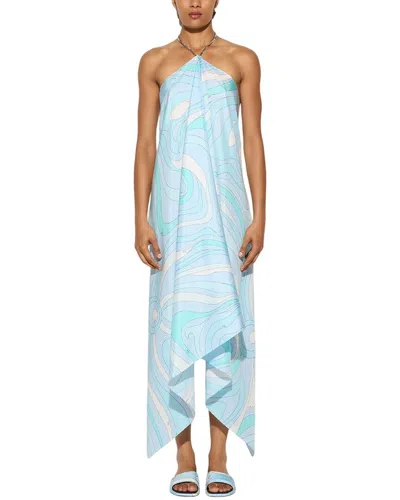 Silvia Rufino Midi Dress In Blue