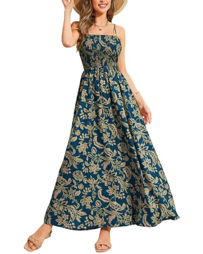 Silvia Rufino Midi Dress In Blue