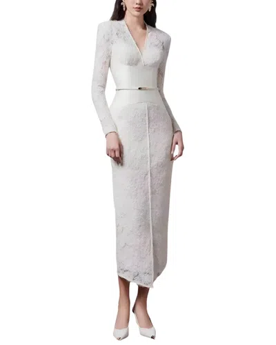 Silvia Rufino Midi Dress In White