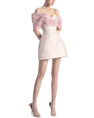 Silvia Rufino Mini Dress In Pink