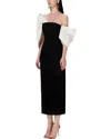 Silvia Rufino Off-shoulder Dress In Black
