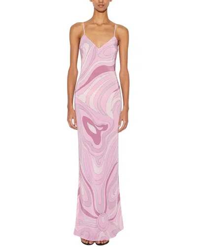 Silvia Rufino Sleeveless Maxi Dress In Pink