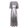 Silvia Serban Women's Silver A-line Dress In Silver