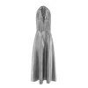 Silvia Serban Women's Silver Bare Back Cloche Dress In Silver