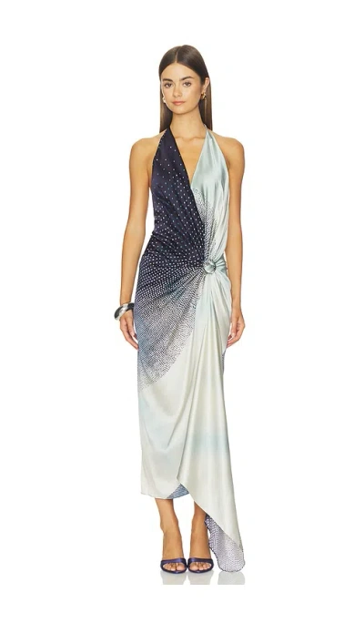 Silvia Tcherassi Abril Dress In Blue