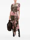 Silvia Tcherassi Alisa Abstract-print Blouse In Green