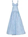 Silvia Tcherassi Allegra Flared Dress In Blue